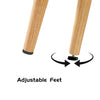 Rattan coffee table dimensions diagram