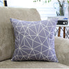 Nordic throw pillow styled on sofa