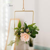 Handmade floral wall decoration final detail