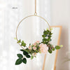 Artificial flower wall hanging color detail