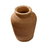 Dried flower rattan vase decor