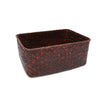 Woven straw basket color options