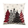 Christmas pillow cover styled on sofa