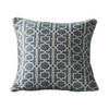 Cotton blend throw pillow close-up
