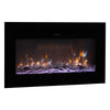 50 inch electric fireplace for bedroom wall