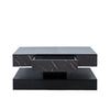 LED coffee table black and white color options
