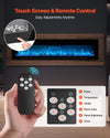 Master bedroom electric fireplace flame color options