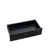 LED coffee table storage drawer open