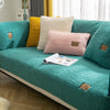 Plush cushion cover color variation 1