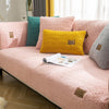 Lamb wool cushion cover bedroom styling
