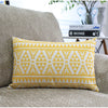 Nordic throw pillow color detail shot