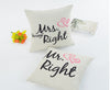 Valentine couple hugging linen pillowcase