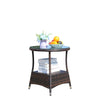 Round coffee table assembly parts