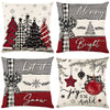 Christmas cushion cover close-up