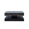 LED coffee table color light detail